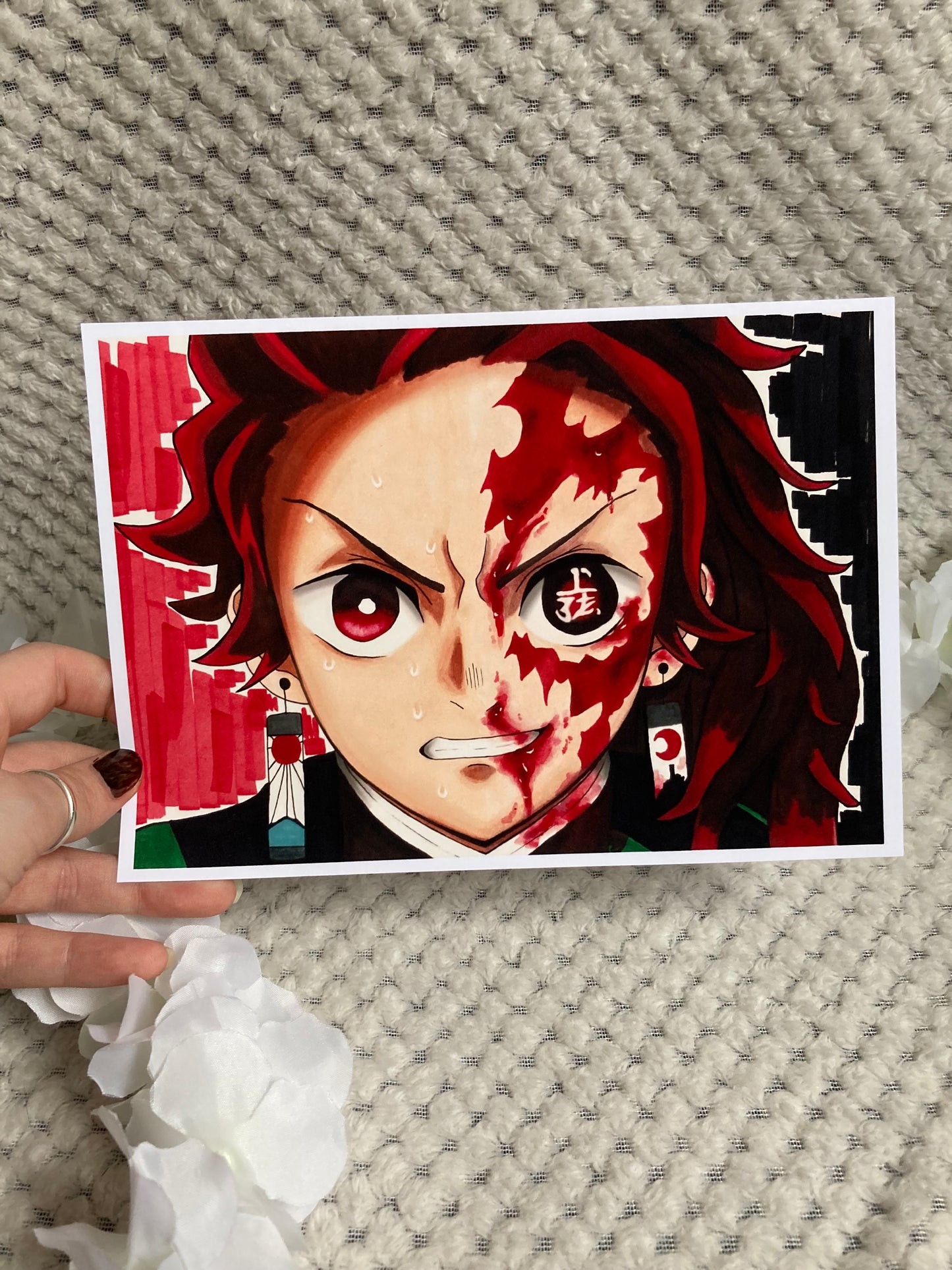 Demon Tanjiro Art Print