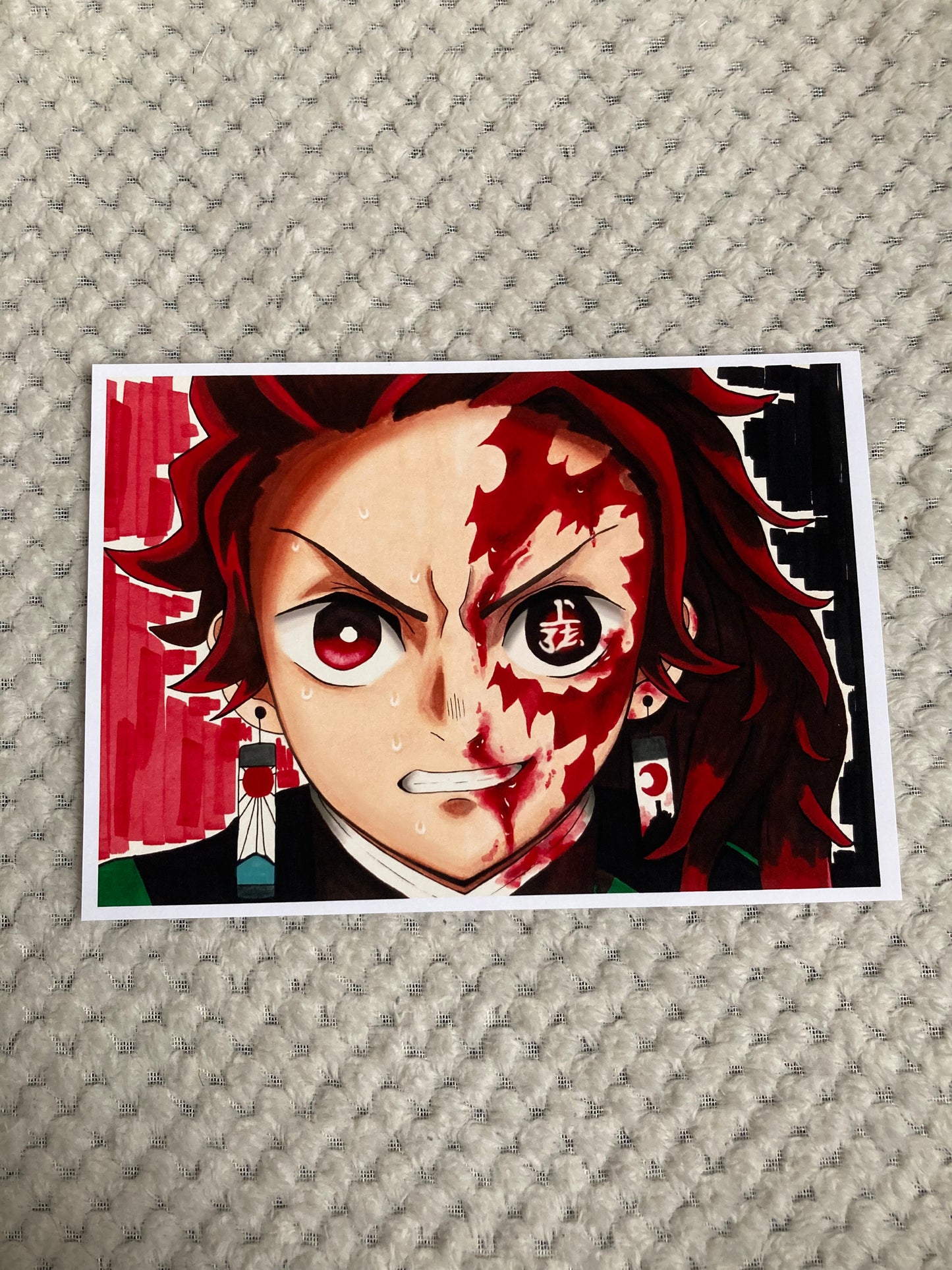 Demon Tanjiro Art Print