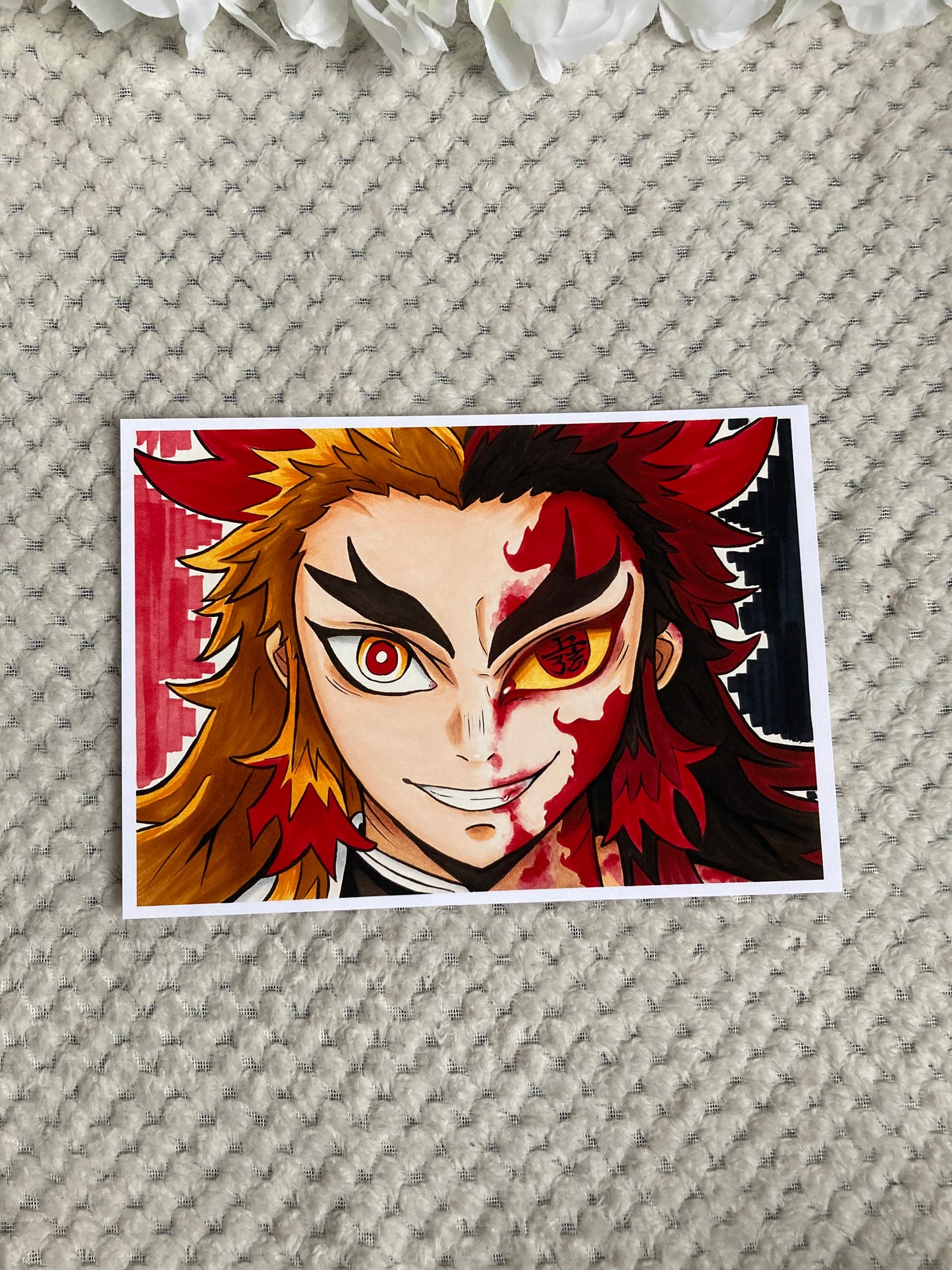 Demon Rengoku Art Print