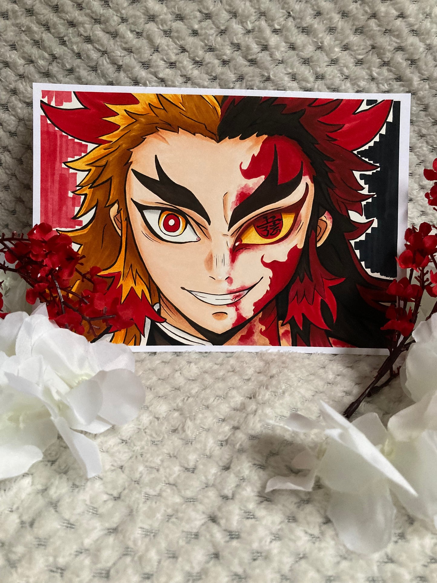 Demon Rengoku Art Print